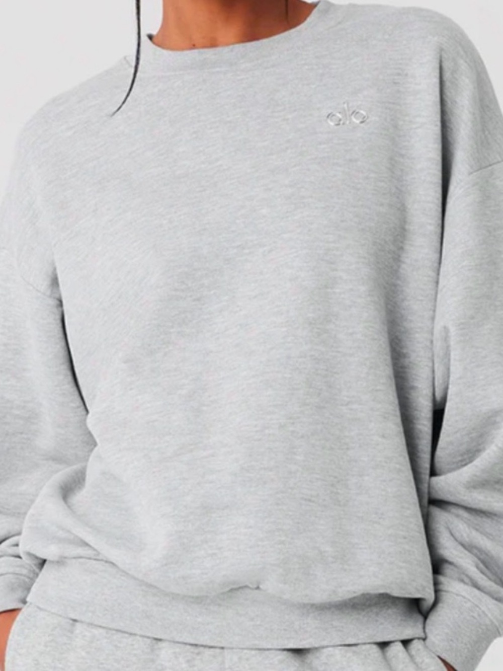 Alo Accolade Sweatshirt in Grey